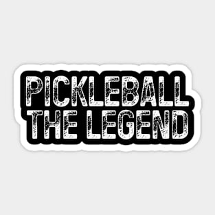 Pickleball The Legend Sticker